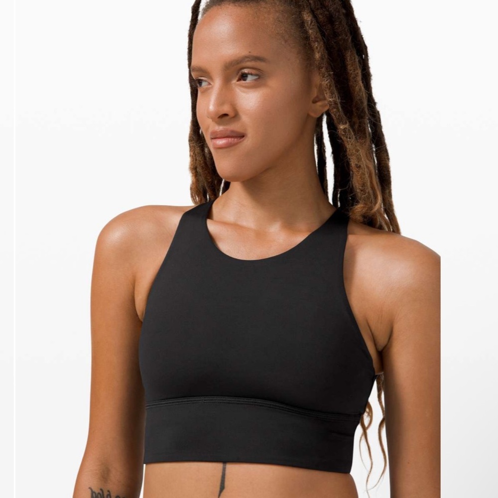 Lululemon Free To Be Bra Wild High Neck *Light Support, A/B Cup - Black - Picture 5 of 11